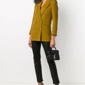 Saint Laurent peak lapel double breasted blazer